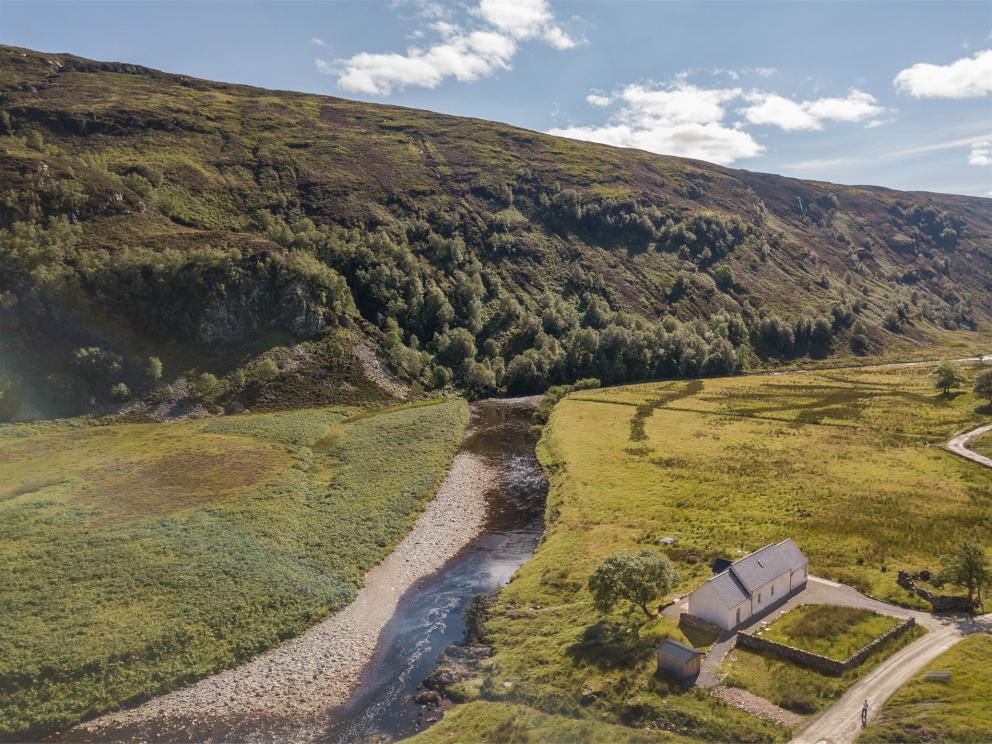 professors-cottage-heights-of-kinlochewe-achnasheen-drone-external-10